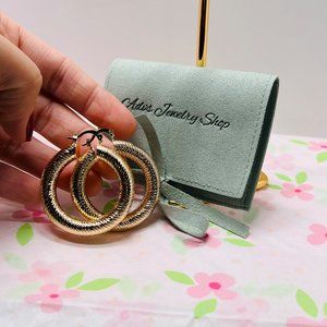 Gold Filled Earrings, Gold Jewelry, Gold Hoops, Gift, Thick Hoops, Gift For Her